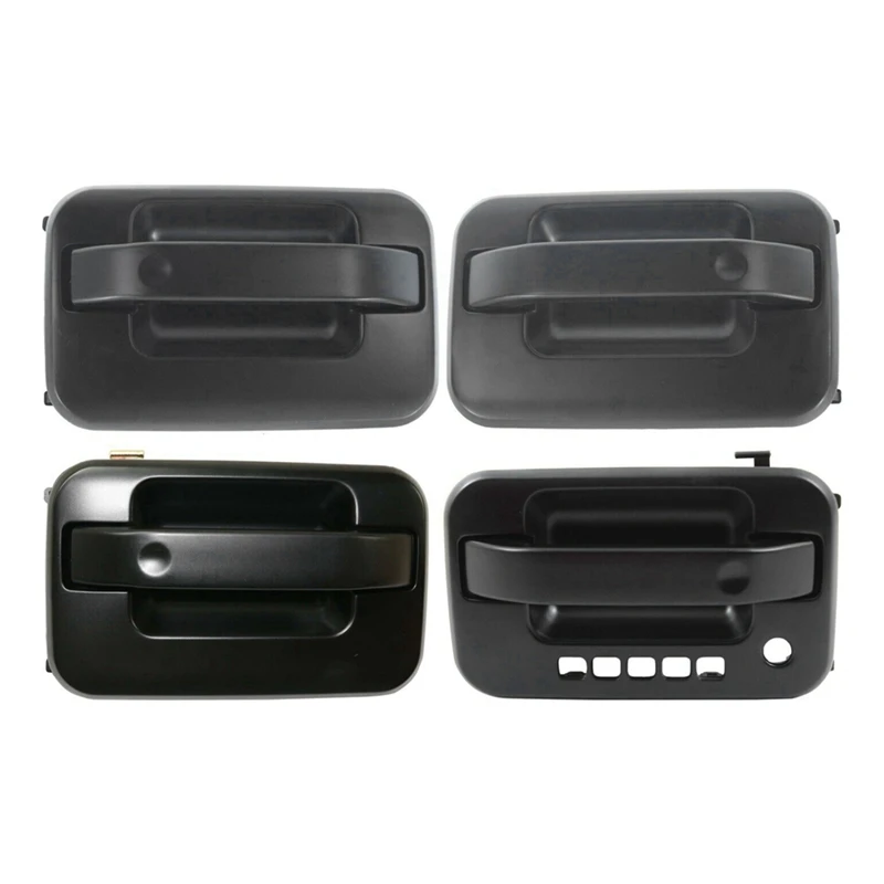 

4 Piece Set Of Front And Rear Exterior Car Door Handles For Ford F-150 2004-2014 9L3Z-1522405-BA CL3Z-1522405-BB