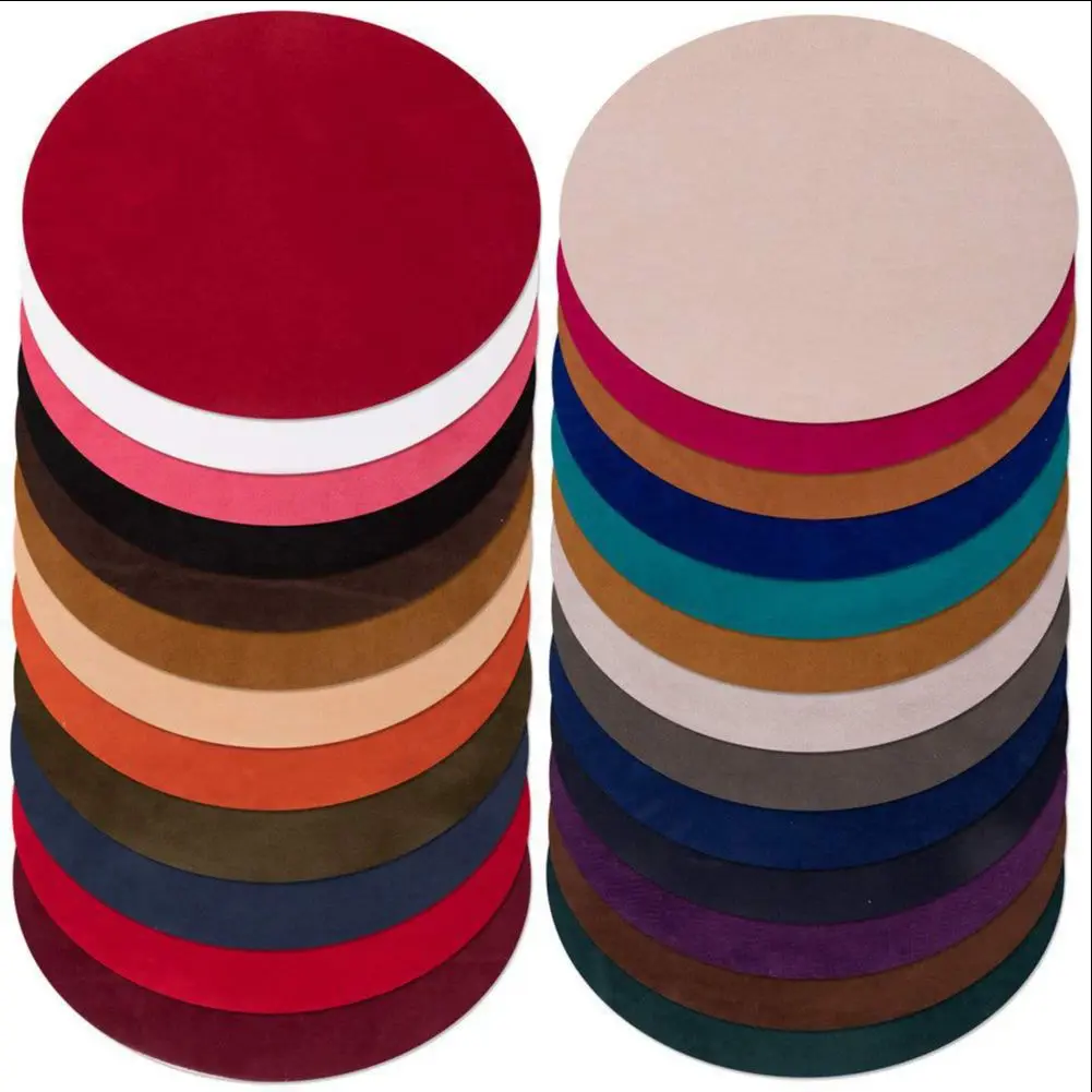 

25Pcs Imitation deerskin fleece patch Iron On Patches for On Sew Fill holes Clothing sofa Bags hat Crop freely Appliques