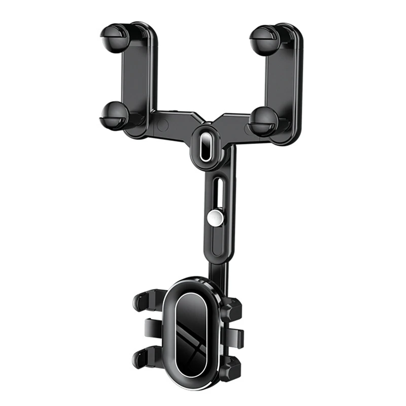 

Universal Car Rearview Mirror Phone Holder 360 Degree Rotation Car Phone Holder Stand Dash Cam GPS Smartphone Bracket Durable
