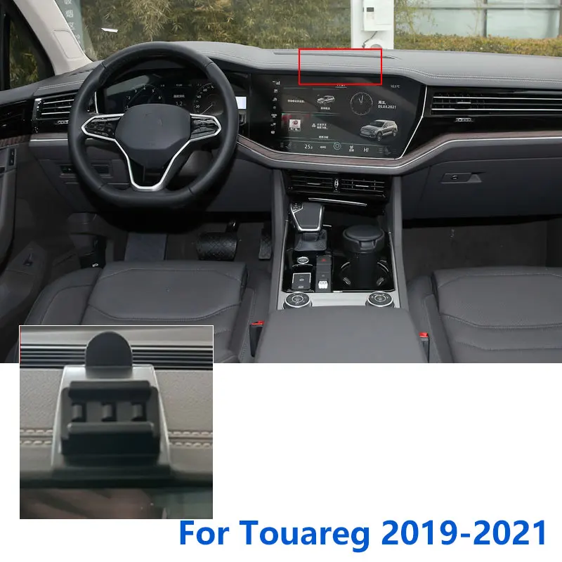 Support De Téléphone De Voiture Pour VW Touareg 2006-2025, Rotation