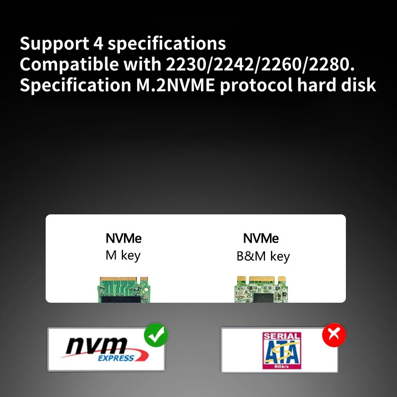 M.2 NVME to PCIe 4.0 Adapter Card 32Gbps M-Key PCIe4.0 X1 X4 X8 X16 Interface with Heat Sink for SSD 2230/2242/2260/2280 ssd adapter card,m.2 to pcie adapter,pcie adapter card,pcie expansion card,m.2 expansion card