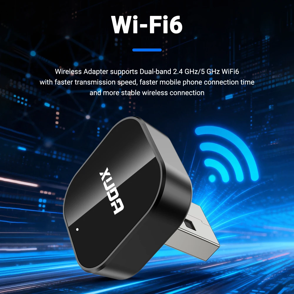 Nuovo adattatore wireless Carplay/Android Auto Dongle intelligente WiFi 5GHz 2in1 per Volvo Benz Audi Kia Hyundai VW Mazda Cadillac Peugeot - Image 4