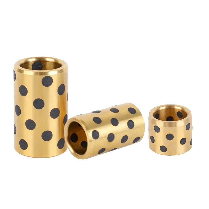 Graphite-Encrusted Brass Self-lubricating Bearing Bushing Linear Bearing Washer Inner Diameter 4/ 5/ 6/ 8/ 10/... 16mm