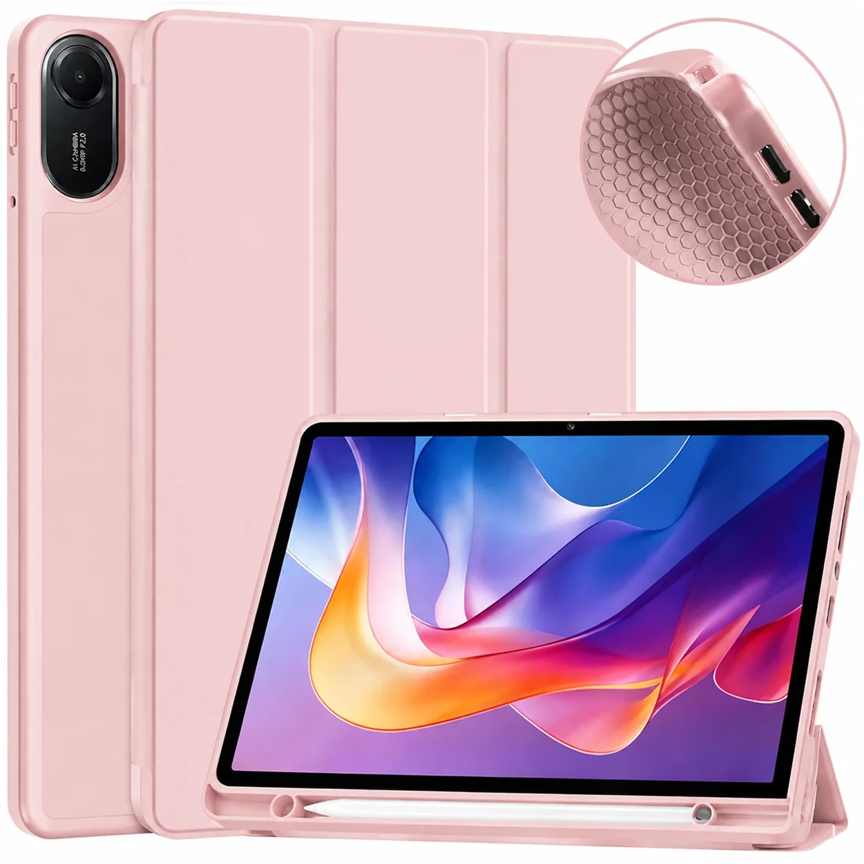 Smart Magnetic Tablet Case with Pen Holder Slot - Enhanced Protection