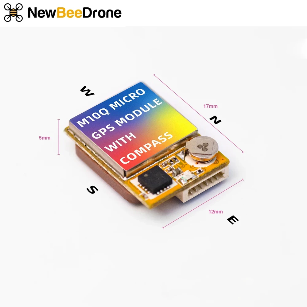 Modulo GPS BeeID V1.1 M10Q per FPV Drone - RemoteID, Betaflight, INAV