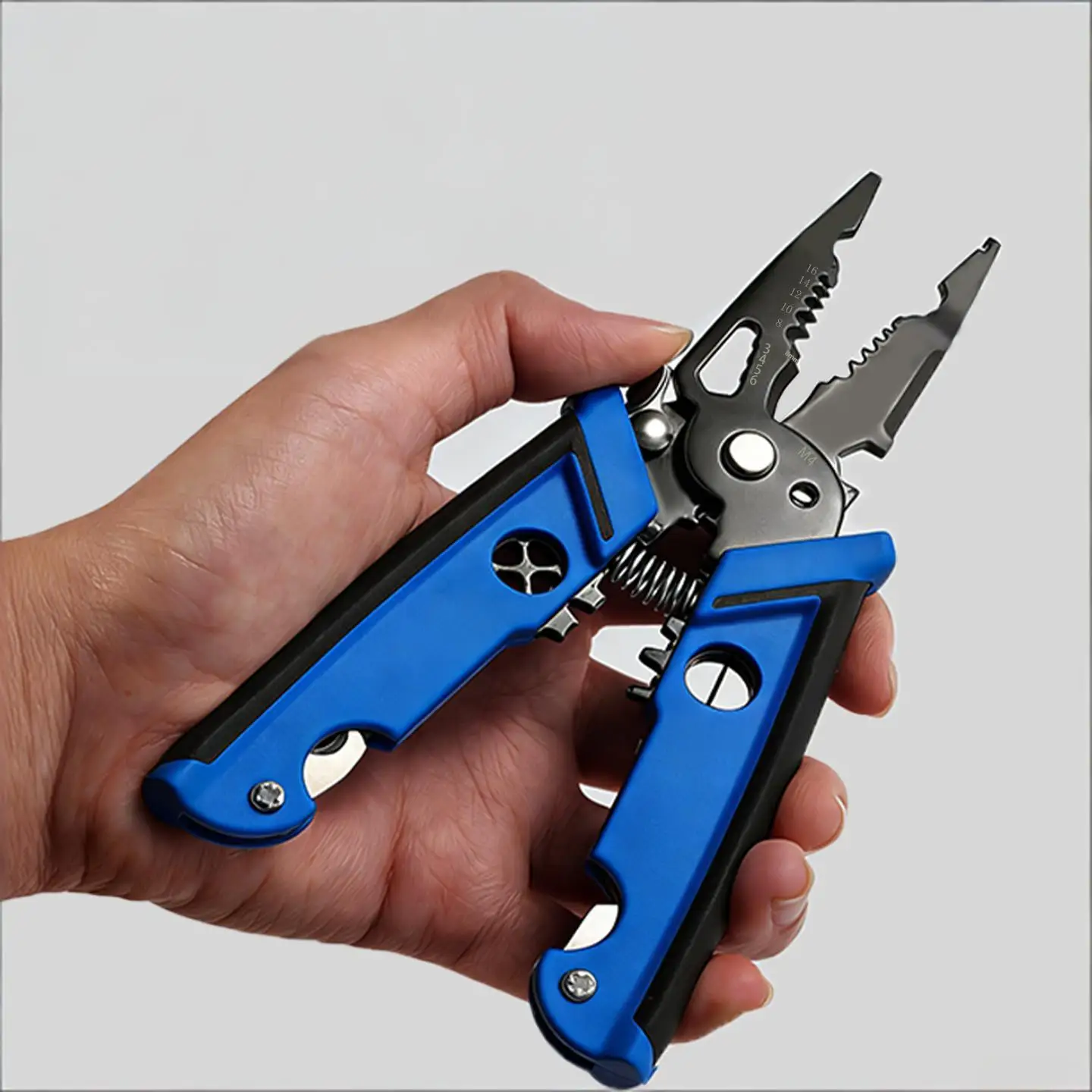 MZZ TOOL أداة تعرية أسلاك كهربائية 18 في 1 محمولة