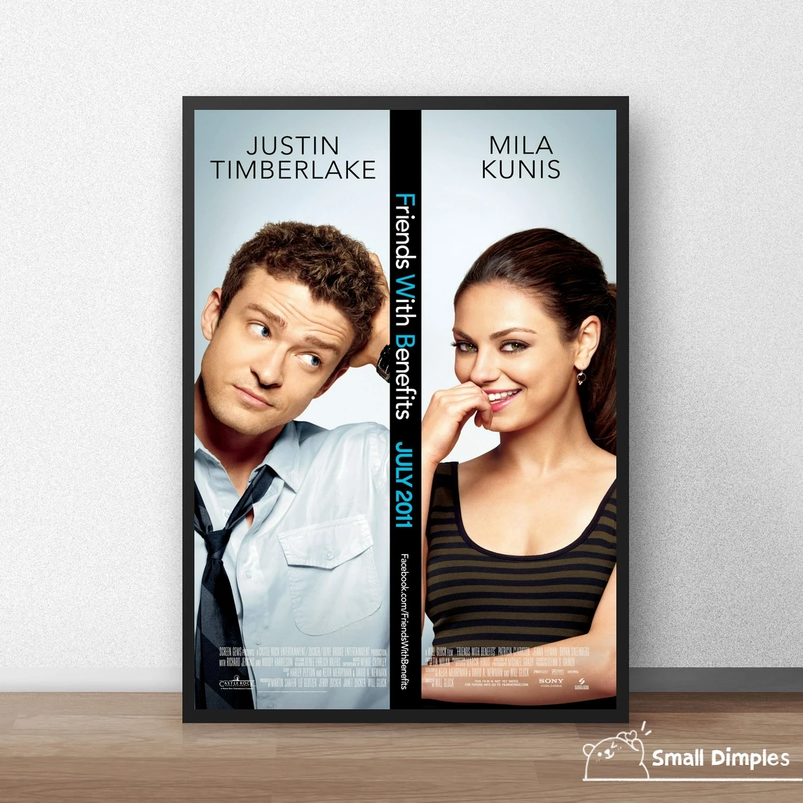 

Друзья с преимуществами, классический кинопостер, холст, Художественная печать, украшение для дома, настенная живопись (без рамки)