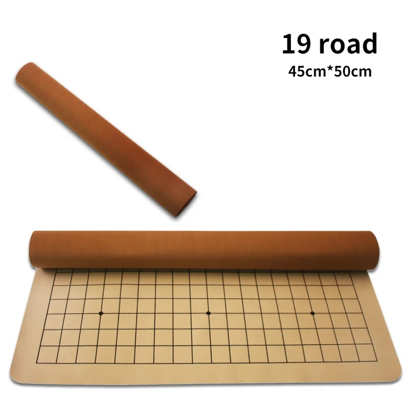 Go Leather Chess Board Portable Folding 19-Way Student 45cm * 50cm board game foldable chess board folding chess board