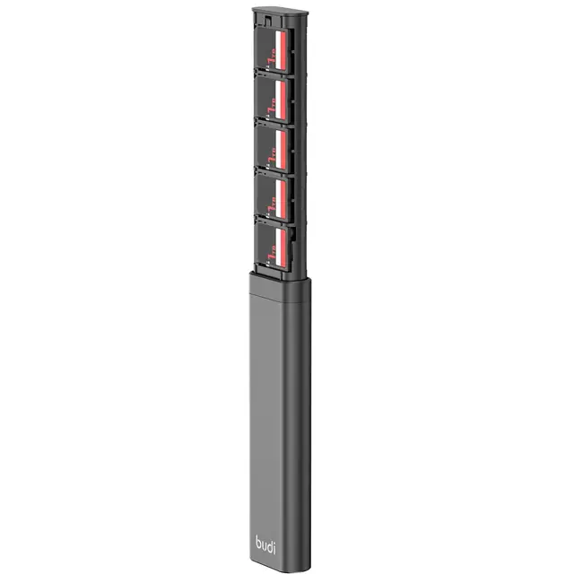 Boîte De Rangement Aluminium Pour Cartes Mémoire NUZAMAS - 16 Emplacements, étanche, Anti-poussière - Pour SD, SIM, CF, Nano