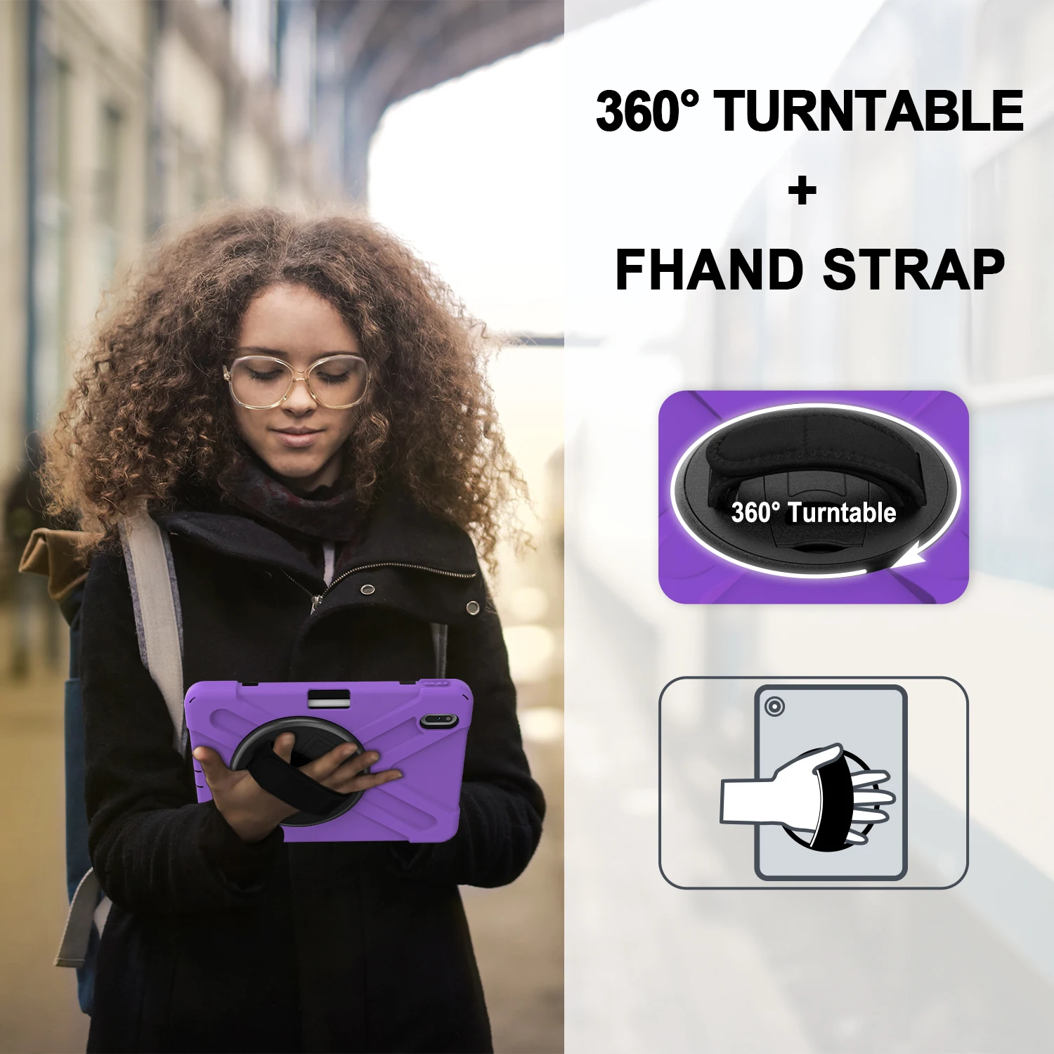 alça, capa para Huawei Mate Pad 10.4, Huawei Mate Pad Pro geração