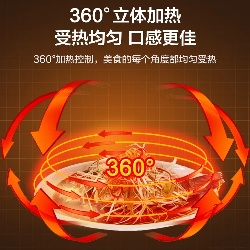 Household Mini 360 ° Rotary Table Heating 20L Knob Controlled Mechanical Microwave Oven микроволновка 2