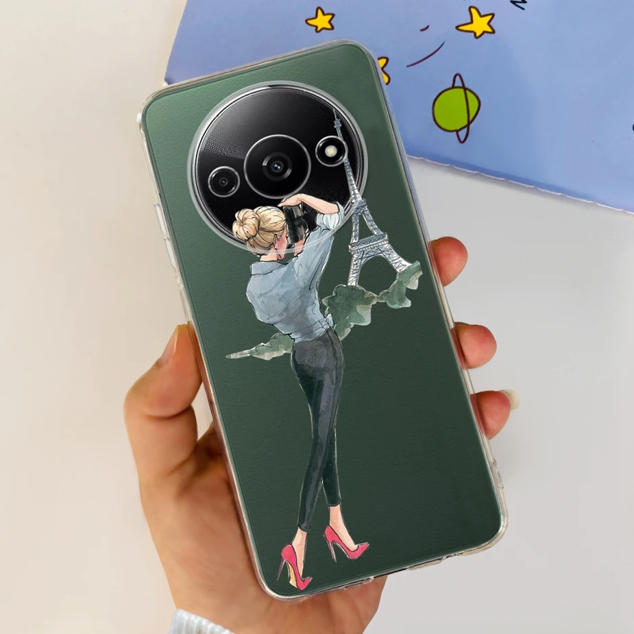 Stylish Painted Soft Silicone Phone Protective Case