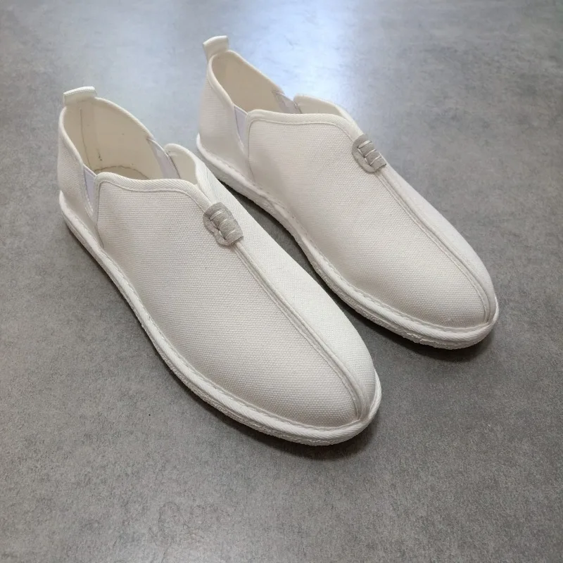 Shaolin Buddhist Monk Kung Fu Shoes Chinese Martial Arts Wing Chun Training Sneakers for Women Men Hand-stitched Soft Footwear