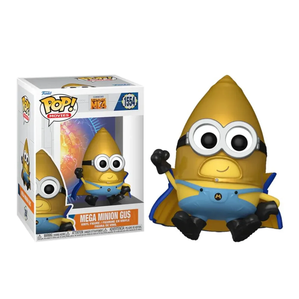 Funko Popfilms Verachtelijk Ik 4 Mega Minion Tim #1557 Dave #1553 Gus #1554  Jerry Vinyl Actiefiguren Poppen Speelgoed Cadeau Voor Kinderen - AliExpress, image size:960x960