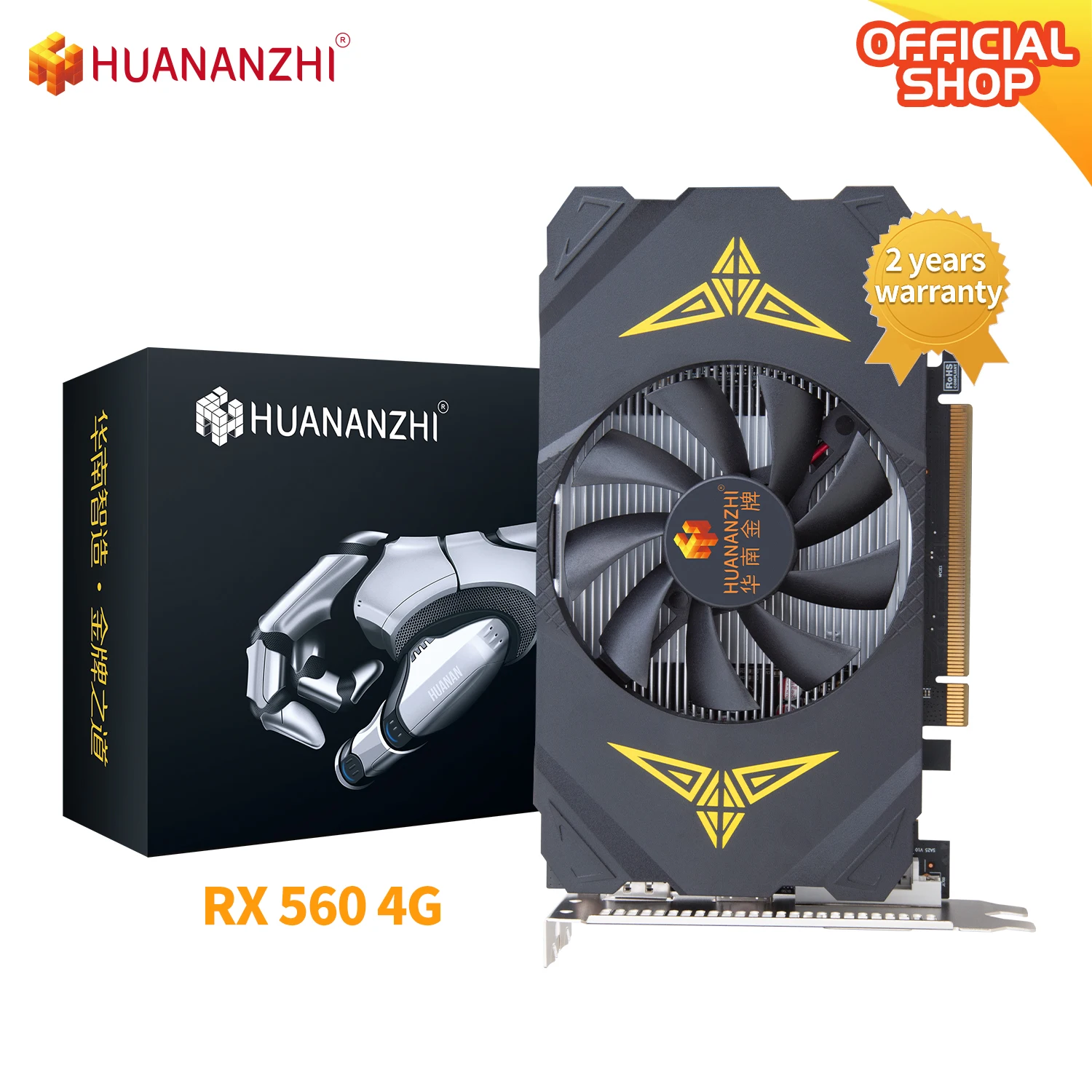 HUANANZHI GTX 1660S 650 760 960 970 1060 2G 4G 6G RTX 2060 Super 6G 8G Graphics Card RX 550 560 4G VGA HDMI-Compatibl Video Card latest graphics card for pc Graphics Cards