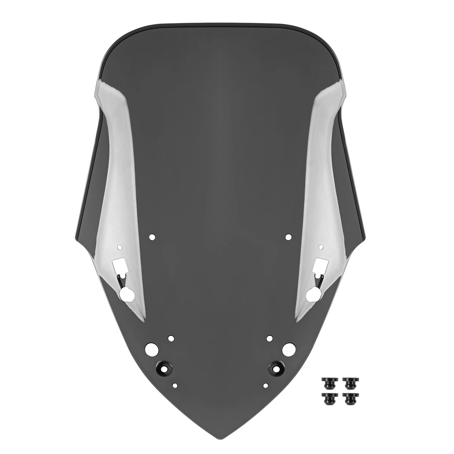 Pare-brise Carénage Avant Moto Compatible Yamaha X-MAX 300 - Fumée Grise