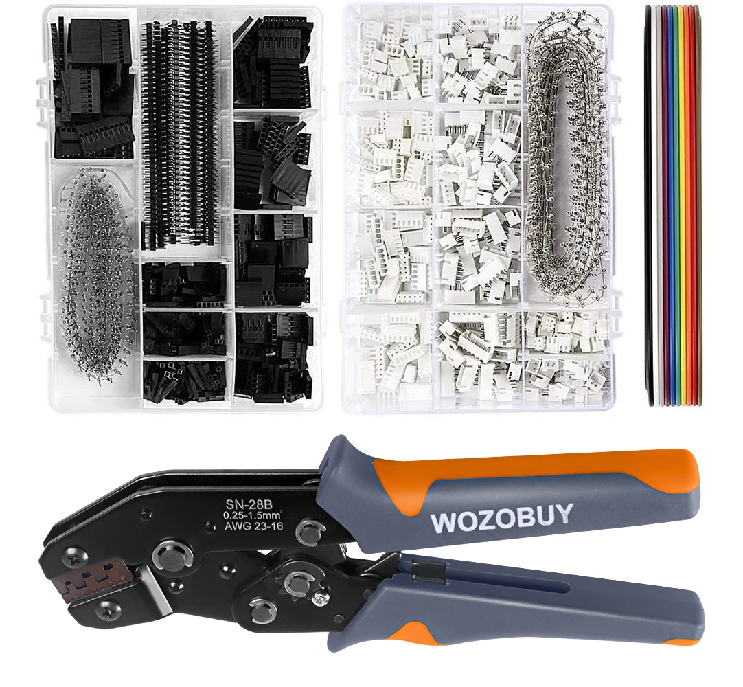 SN28B AWG2316 Ratchet Crimping Tool,for 2.54mm 1 2 3 4 5 6 7 Pin