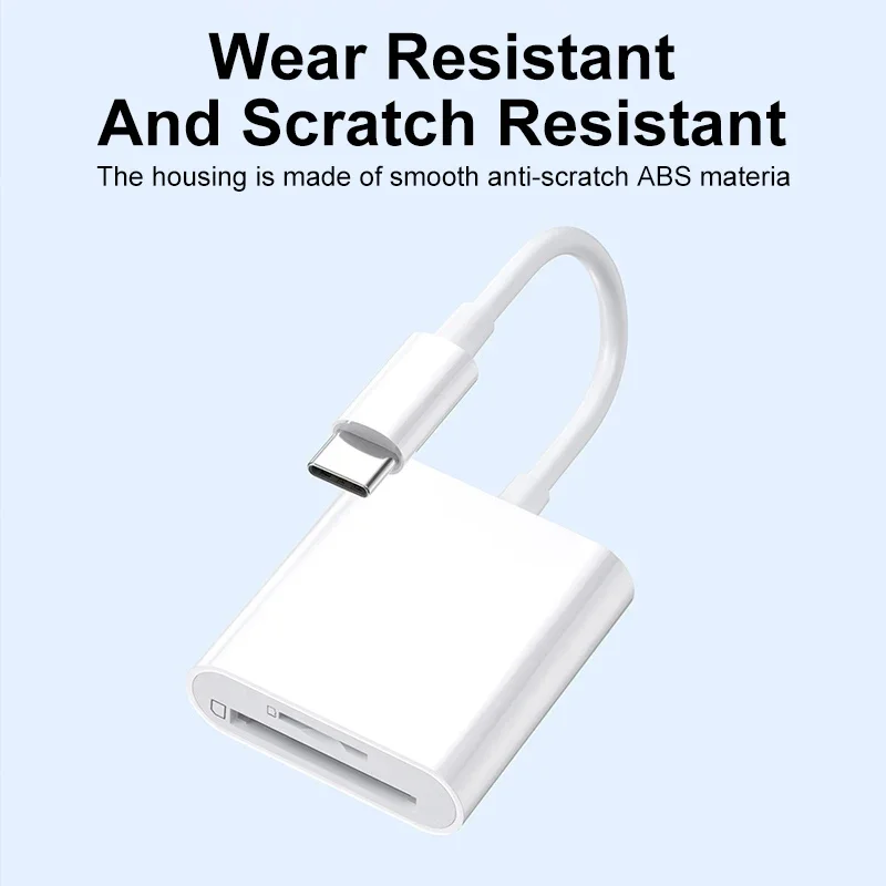 Type C To SD TF Adapter Cardreader 2 in 1 Smart Memory Card Reader For Samsung Laptop Accessories