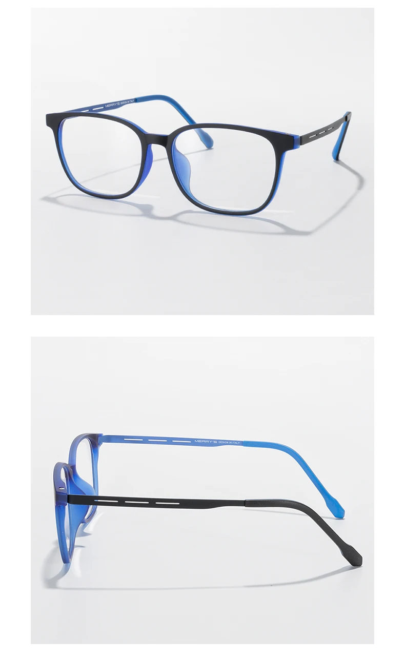 MERRYS DESIGN Men Pure Titanium Ultra-Light And Comfortable Unisex Eyeglasses Frame Women TR90 Eyewear Glasses Frame S2840