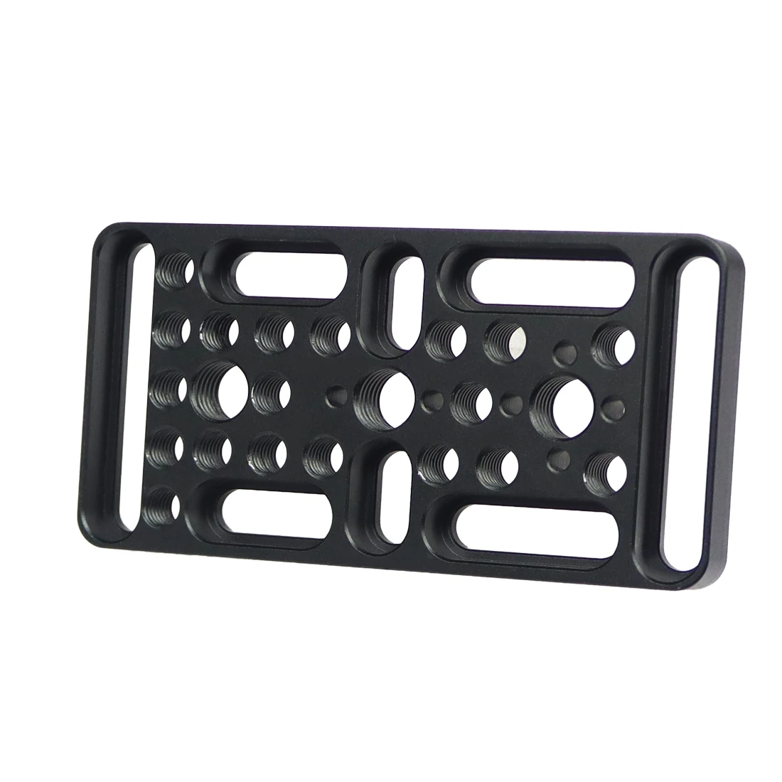 Multi-Zweck Schalt Platte Käse Brett Leicht Platte 1/4 3/8 ARRI Kalten Schuh für Railblock Schwalbenschwanz Stangen DSLR Kamera käfig Rig – Detail 16