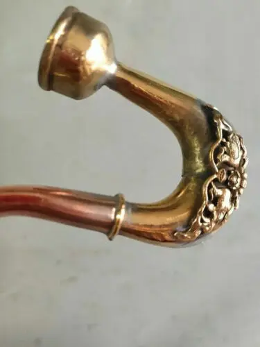 Old Chinese brass copper handmade pipe Smoking tools
