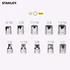 Stanley 1-Pcs 6PT  3/8 Square Drive Sockets Inch Sizes 1/4 5/16 3/8 7/16 1/2 9/16 5/8 3/4 to 13/16  Ratchet Socket Repair Tools 1