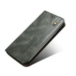 Luxury Leather Flip Case with Magnetic Wallet and Holder - Honor Magic 6 PRO 5G (Youla green)