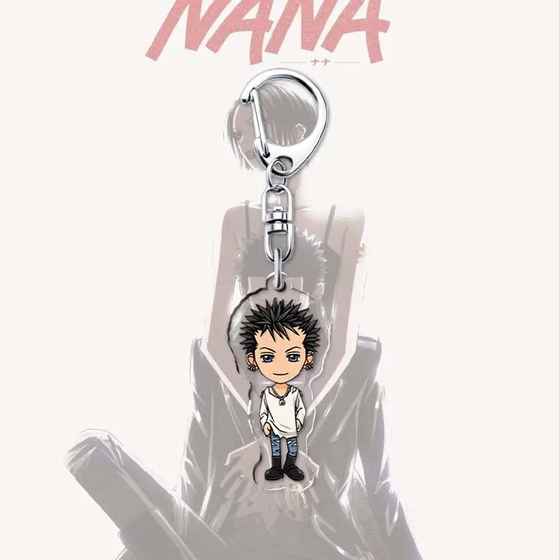 Nana-男性と女性のためのアクリルキーホルダー,ペンダント