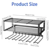 Power Tool Rack Hanging Storage Rack Electric Drill Holders Hand Power Tool Organizer Rack for Garage Home Workshop Accessories 2