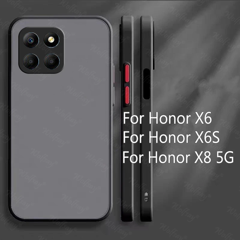 Custodia Morbida Traslucida Di Lusso Per Custodia Honor X6 Paraurti Cover Posteriore Antiurto Per Honor X6 Custodia Per Honor X6 X6S X7A X8A X9A 5G