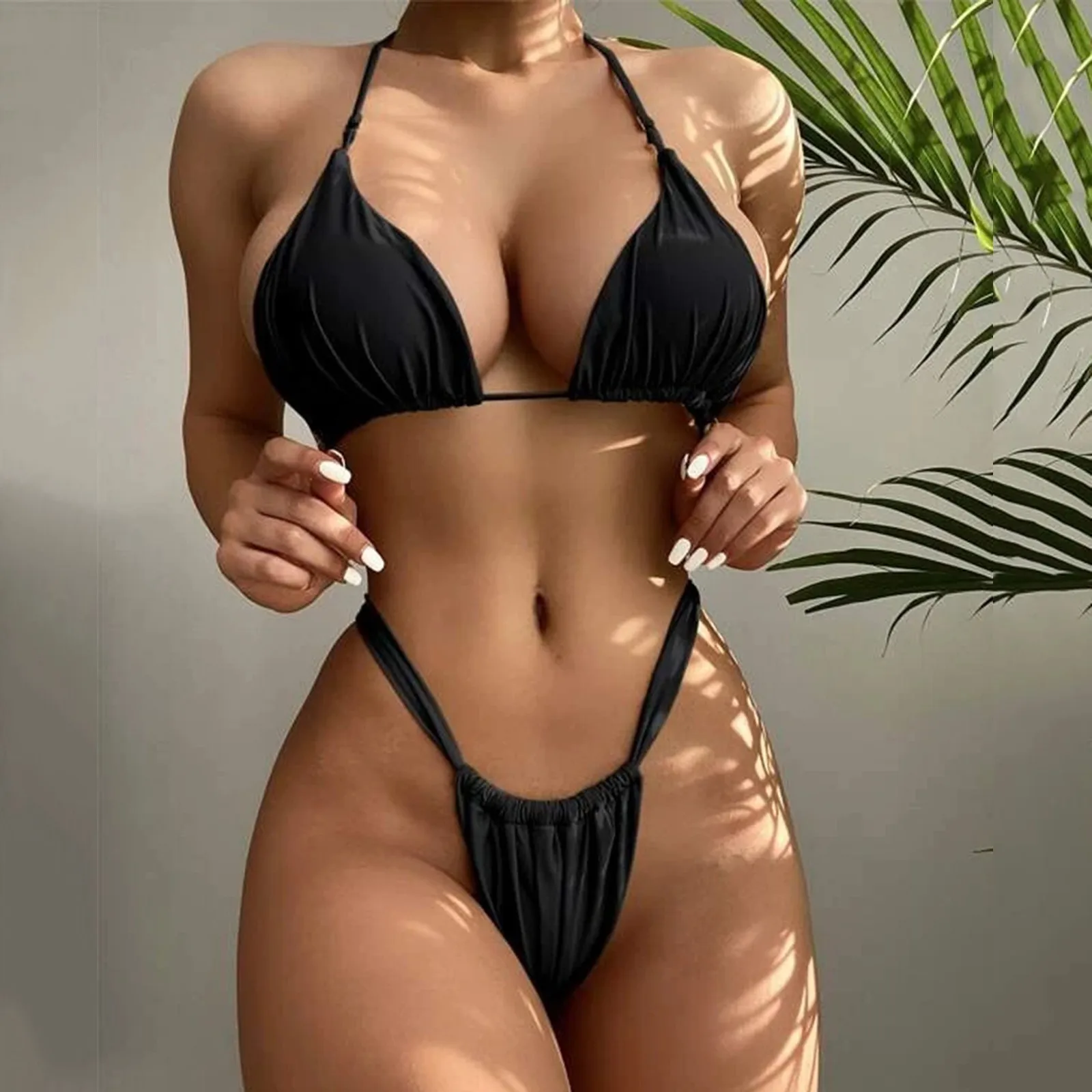 

Sexy Bikini Sets G-string Girls Swimwear T-back Bikini Thong Swim Briefs Women Beachwear Underpants Fitness Bodybuilding