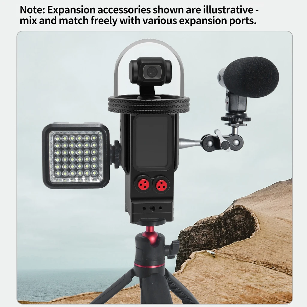 Für DJI Osmo Pocket 3 Wasserdichtes Gehäuse 80 m Aluminiumpanzerung Magnetisches Schnellspanngehäuse 1/4 Halterung für Unterwasserkamera Gimbal – Detail 24
