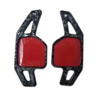 2Pcs Car ABS Gear Shift Paddles Steering Wheel Paddle Accessories For Audi A3 A4L A5 A6L A7 A8 S3 S5 SQ5 RS3 R8 Q3 Q5 Q7 S6 S7 1