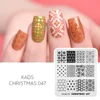 1pc Nail Art Satmping Plate Halloween Christmas Template Stencil for Stamper UV Polish Art Decoration Manicure DIY Salon Tool 3