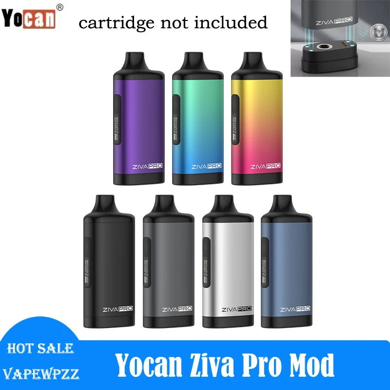 

Новинка, скромная батарея Yocan ZIVA PRO, встроенная батарея 650 мАч, автоматический мод, большой OLED-экран, электронные сигареты, вейп-мод