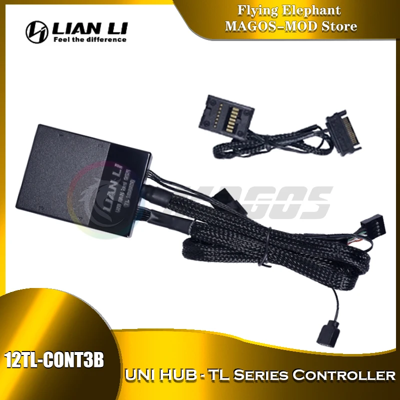 

Контроллер подключения вентилятора Lian Li TL UNI, поддержка TL 120 140 или ЖК-вентиляторов, 12TL-CONT3B