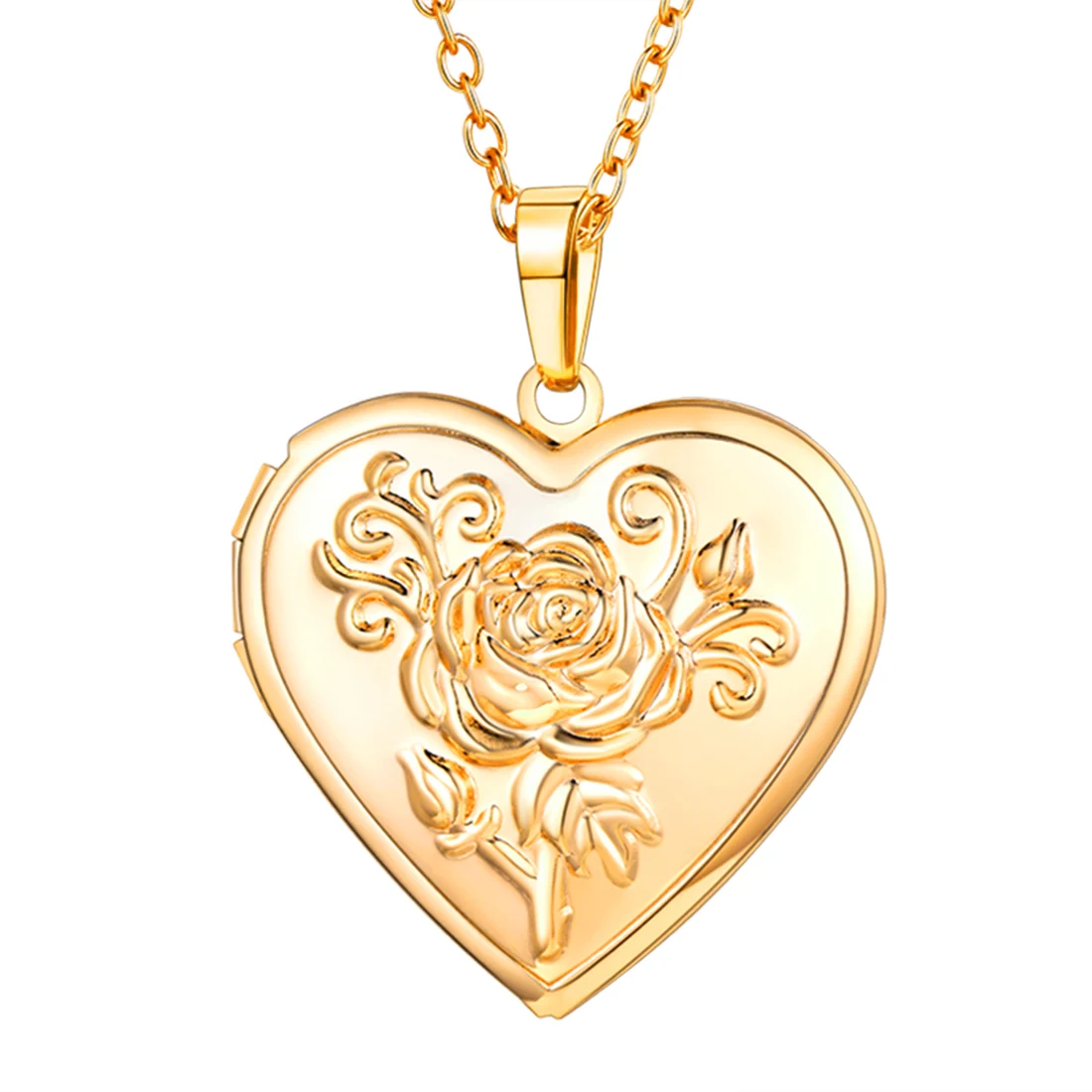Collare Heart Photo Locket Necklaces 
