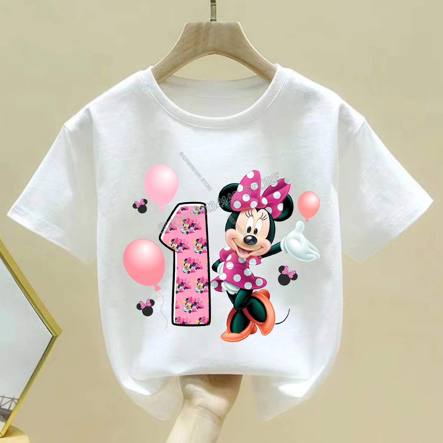 Minnie Mouse Camisetas Personalizadas CumpleaÃ±os Bebe Camiseta