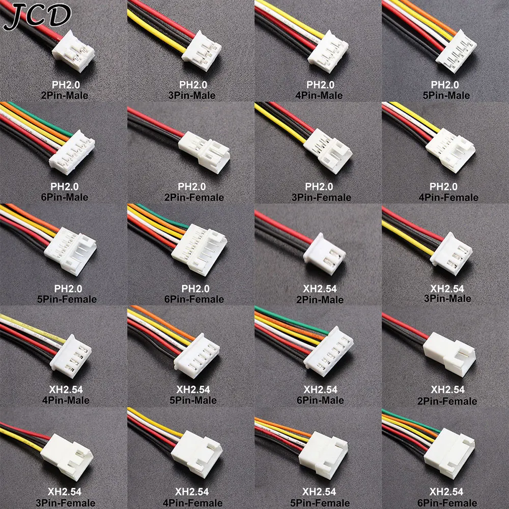 Connecteurs drone FPV micro PH2.0 XH2.54 mâle femelle lot 5-10 pièces