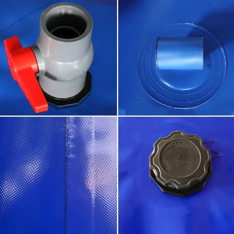 80L PVC vehicle transport water storage container foldable portable outdoor camping garden irrigation water bag