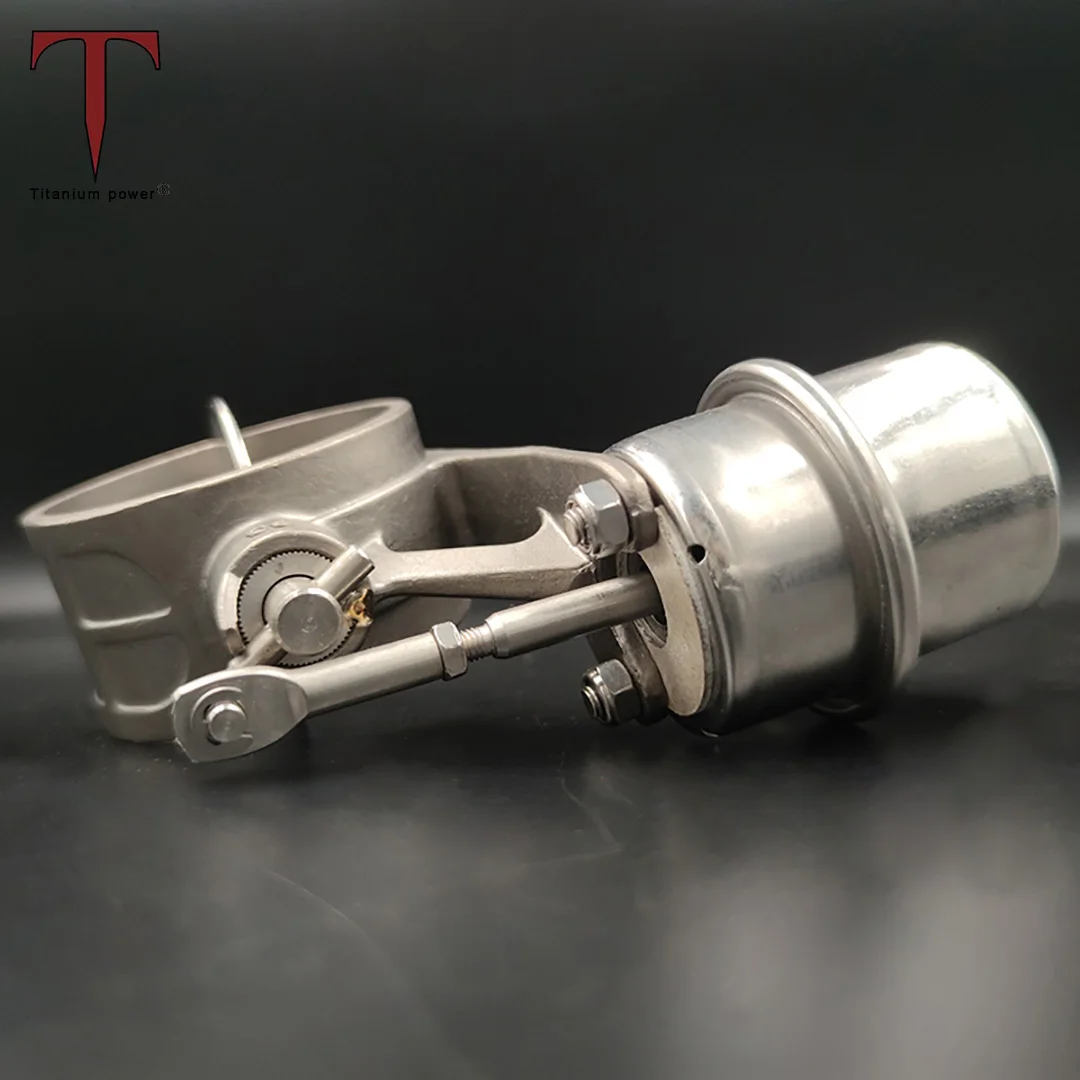 2~4inch Universal Titanium Vacuum Flap Valve Stainless Pneumatic Valve Pipe Parts for Car Exhaust