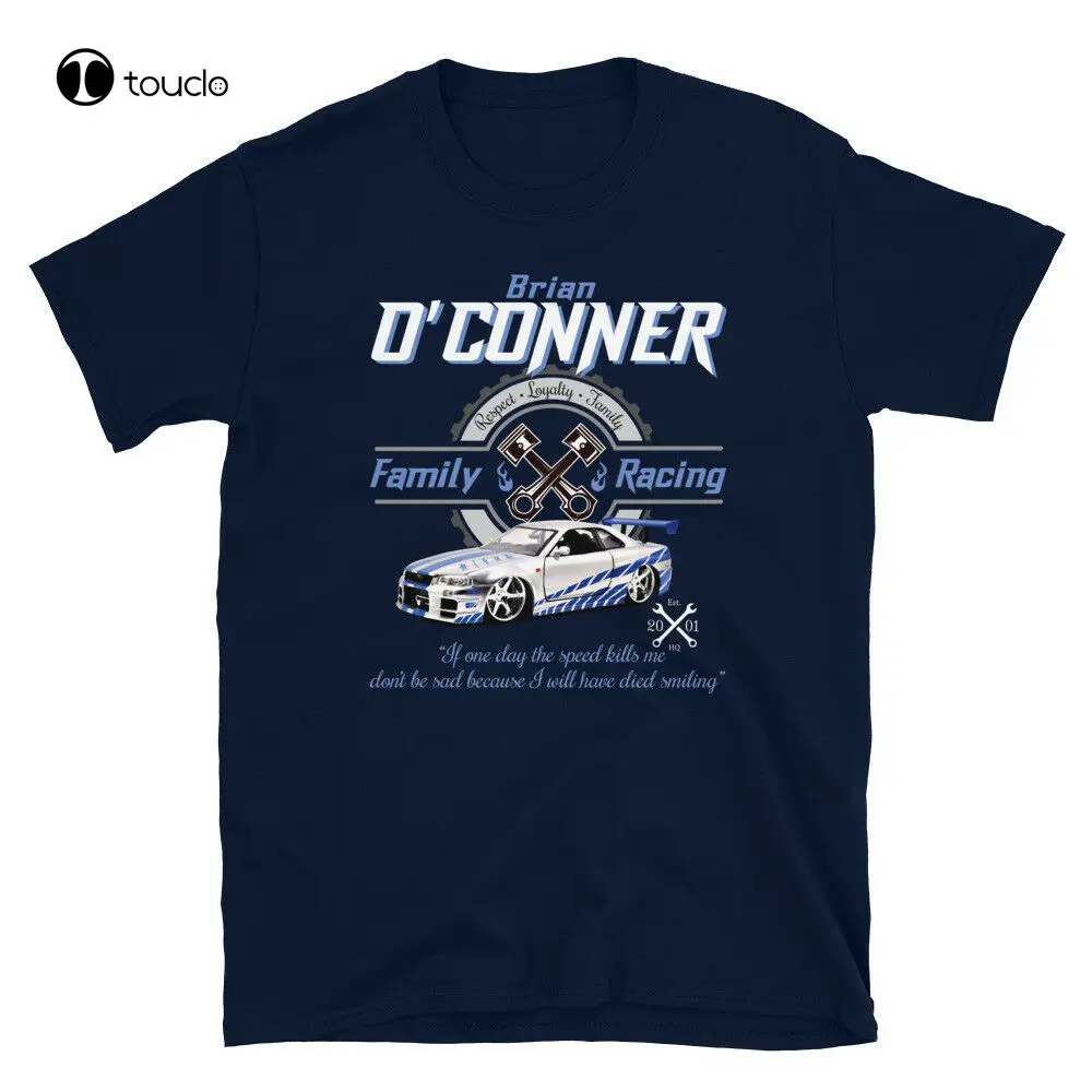 Brian O'Conner Family Racing Fast And Furious Tribute T-Shirt Unisex Graphic Tshirt