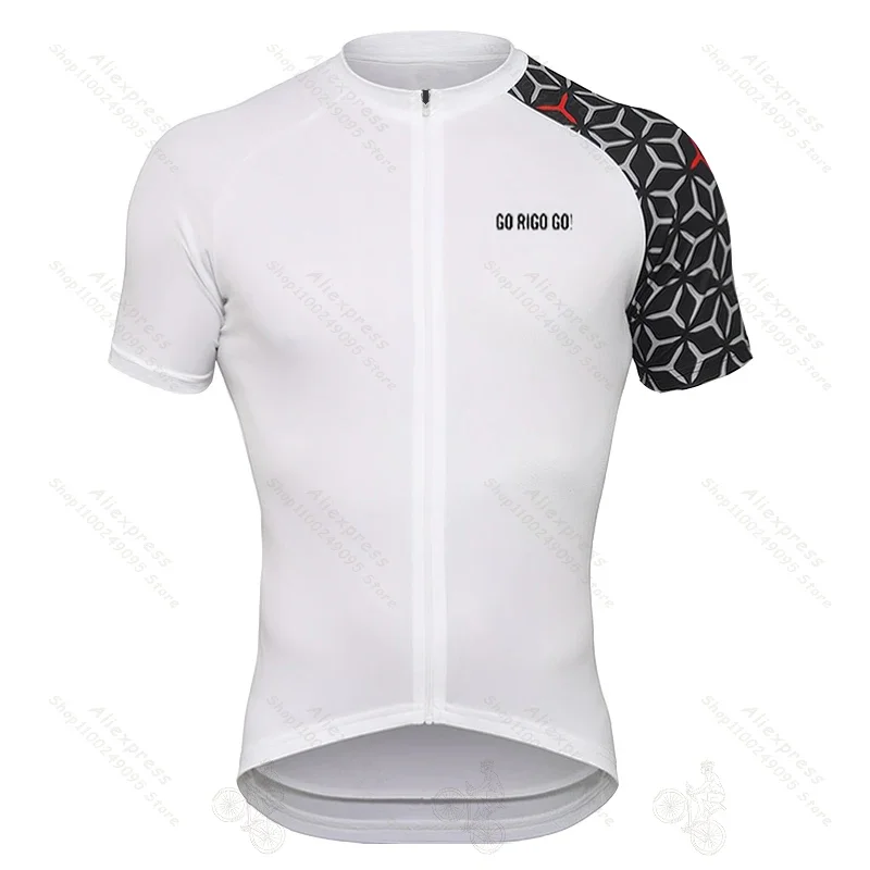 thumbnail image 1 of Maillots de ciclismo Go Rigo Go Ropa de ciclismo para hombre Ropa de ciclismo blanca Ropa de ciclismo MTB Mangas cortas Equipo Colombia Ropa deportiva de ciclismo, 1 of 4