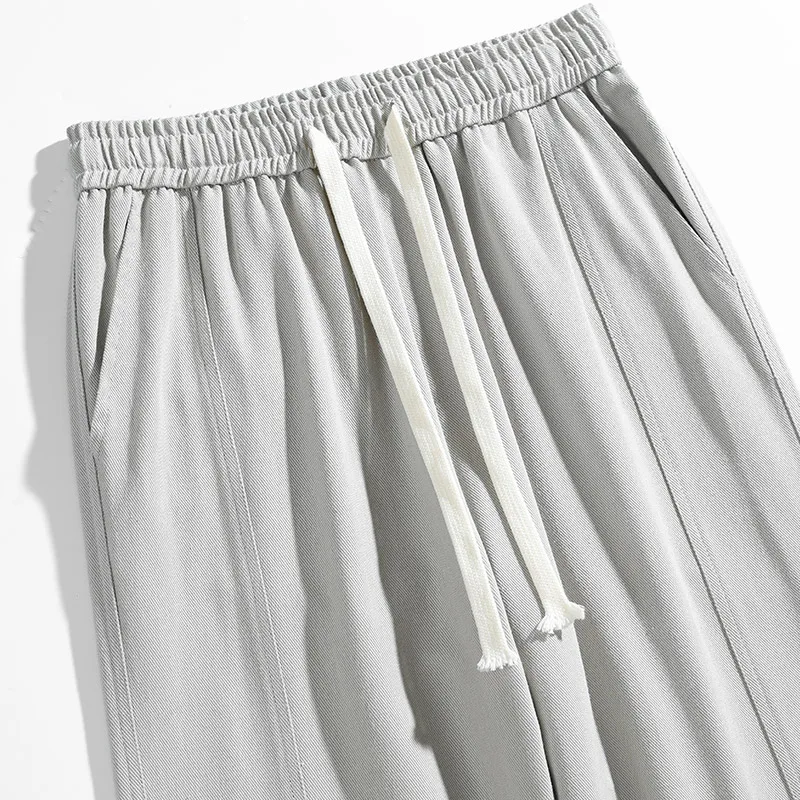 Spring and Autumn men's pants korea review lots of clothes fashion casual streetwear baggy wide pants men's clothing M-XXXXL
