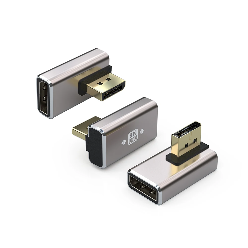 Premium DisplayPort 1.4 8K/4K Gold-Plated Adapter with High-Speed Connector