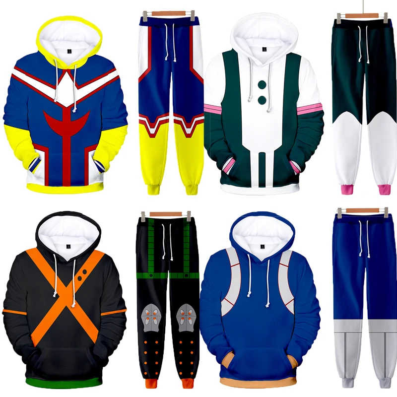 

2 To 14 Years Kids Clothing Set My Hero Academia 3d Printed Boys Girls Hoodie Bakugo Katsuki Cartoon Sweatshirt Children Clothes