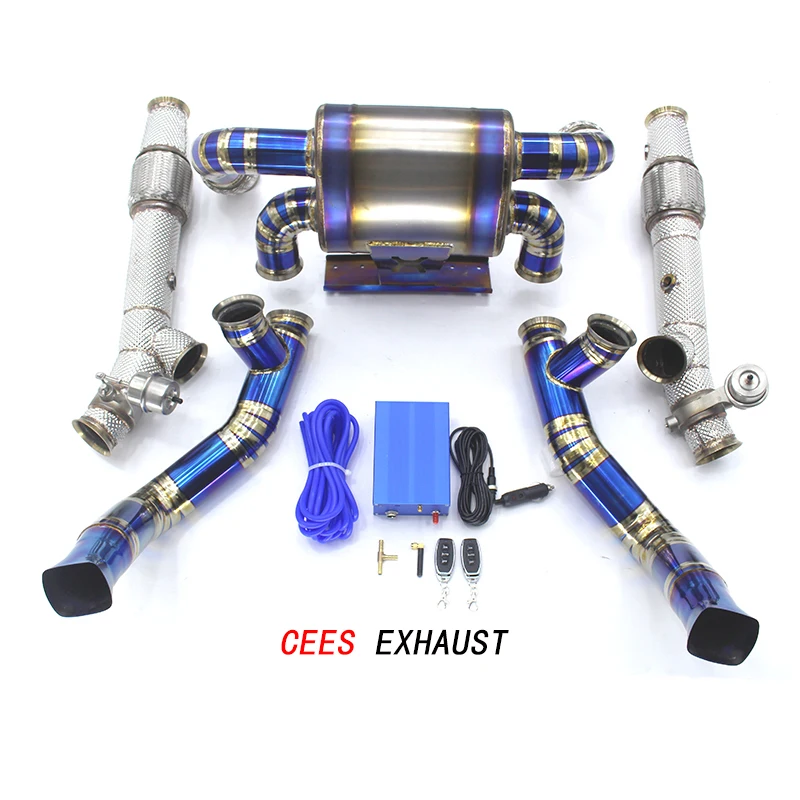 

CEES Exhaust System Lamborghini Murcielago LP650 Refit Upgrade Titanium Alloy Downpipe High Performance Valve Catback Headers