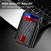 Rfid Slim Thin Mini Men Wallets Money Bag Anti Theft Credit Card Holder Wallet Minimalist Carbon Fiber Cardholder Purse Carteras 2