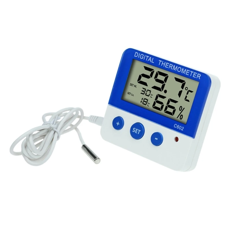 

Room Mini LCD Digital Thermometer Hygrometer Magnetic Electronic Temperature Humidity Meter Gauge