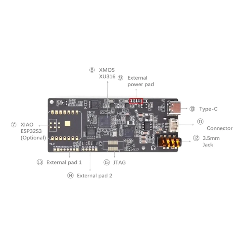 Respeaker Lite AI Speech Processing Algorithm Development Board 2 Microphone Array Withspeaker